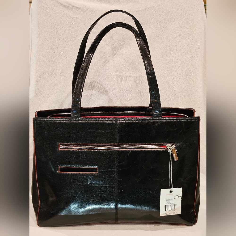 Hobo International Black Leather Morena Tote Bag